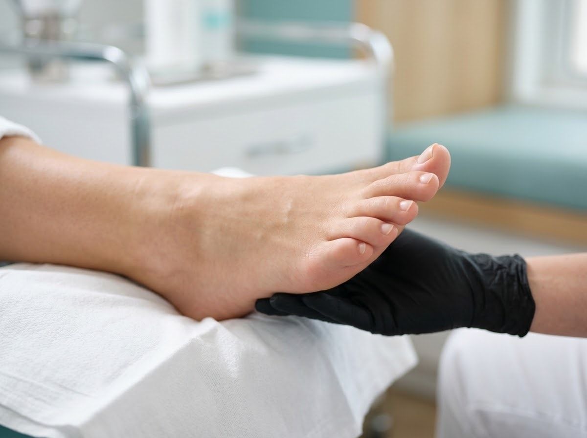 Pedicure clínico realizado con instrumental esterilizado por ciclo